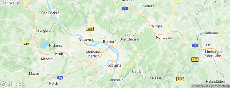 Weitersburg, Germany Map