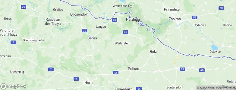 Weitersfeld, Austria Map