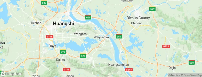 Weiyuankou, China Map