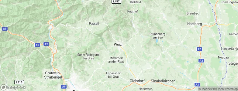 Weiz, Austria Map