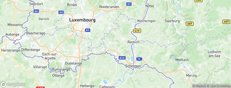 Welfrange, Luxembourg Map