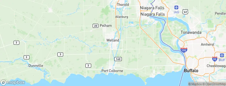 Welland, Canada Map