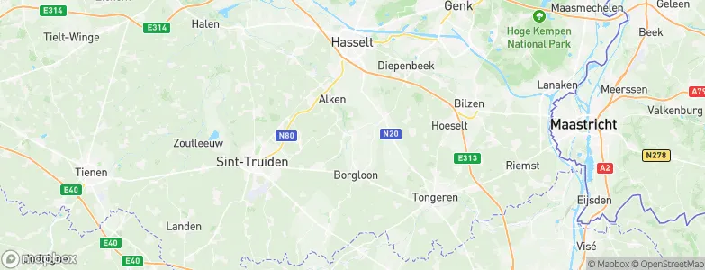 Wellen, Belgium Map