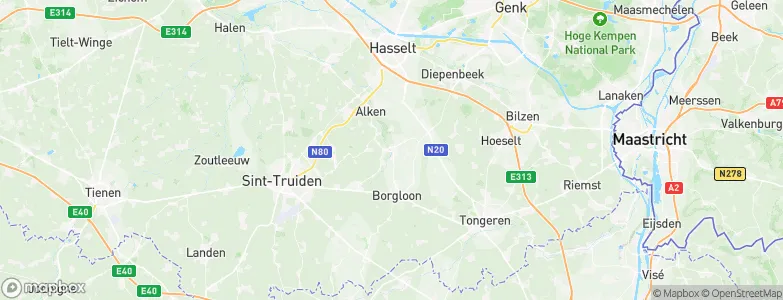 Wellen, Belgium Map