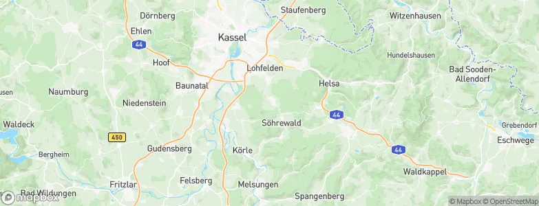 Wellerode, Germany Map