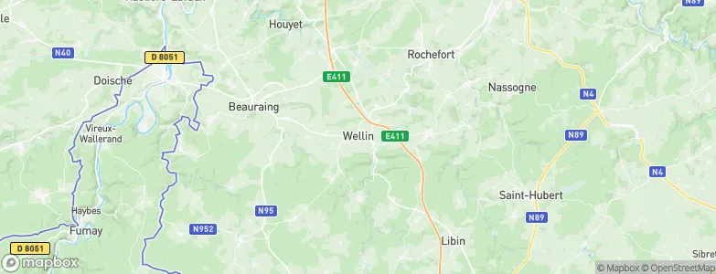 Wellin, Belgium Map