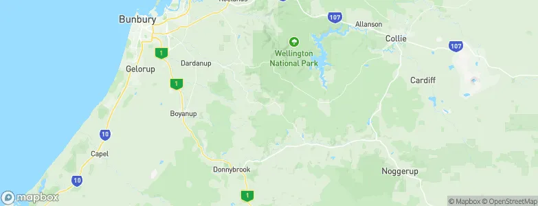 Wellington Mill, Australia Map