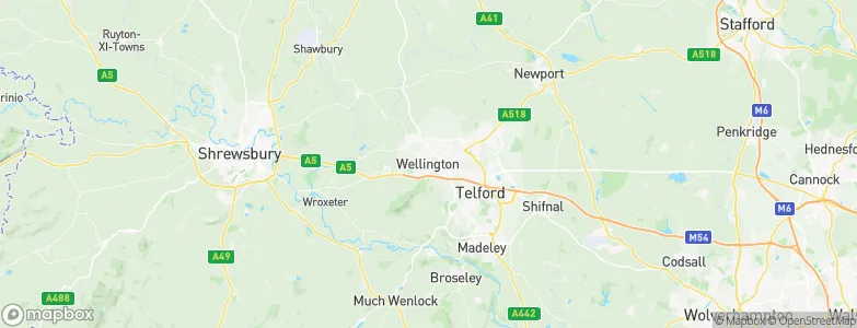 Wellington, United Kingdom Map