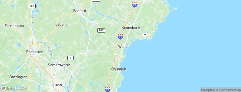 Wells Beach Station, United States Map