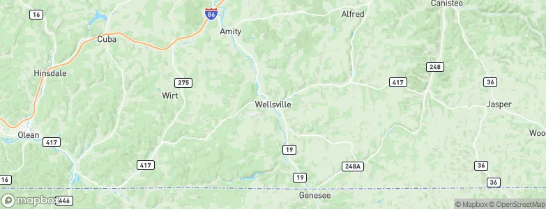 Wellsville, United States Map