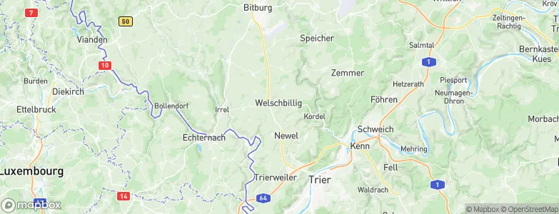 Welschbillig, Germany Map