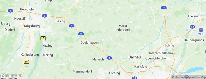 Welshofen, Germany Map