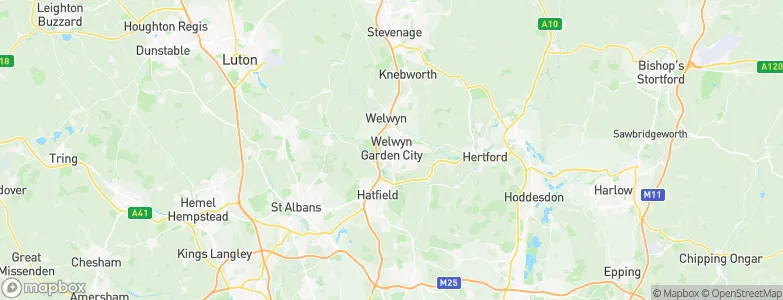 Welwyn Garden City, United Kingdom Map