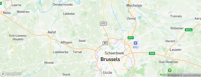 Wemmel, Belgium Map