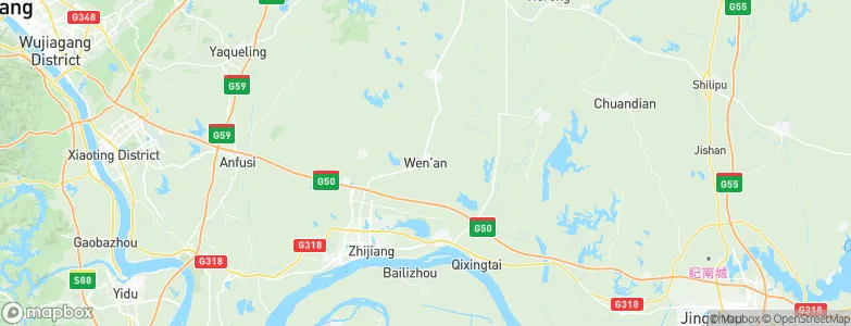 Wen’an, China Map