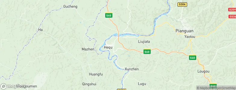 Wenbi, China Map