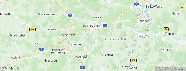 Wendebach, Germany Map