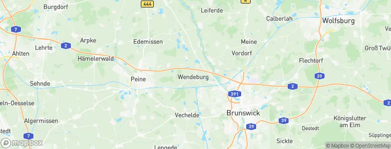 Wendeburg, Germany Map