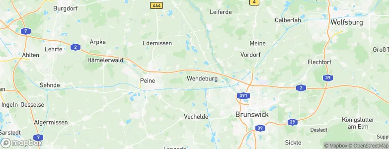 Wendeburg, Germany Map