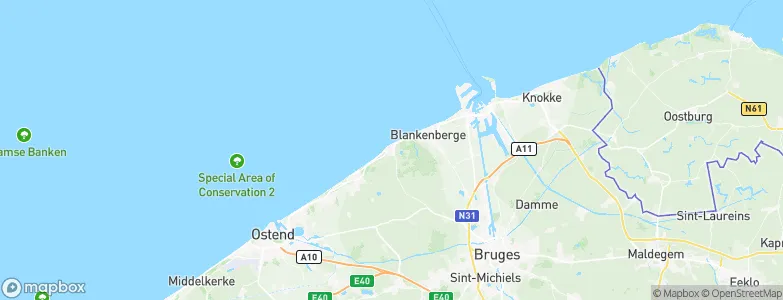 Wenduine, Belgium Map