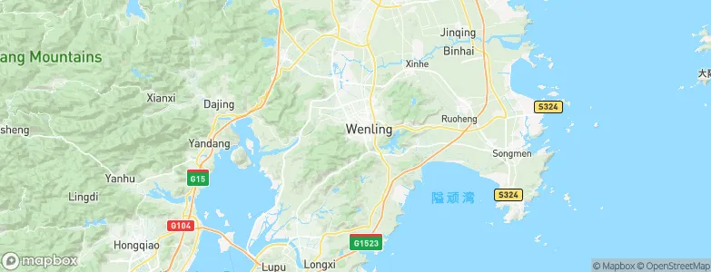 Wenling, China Map