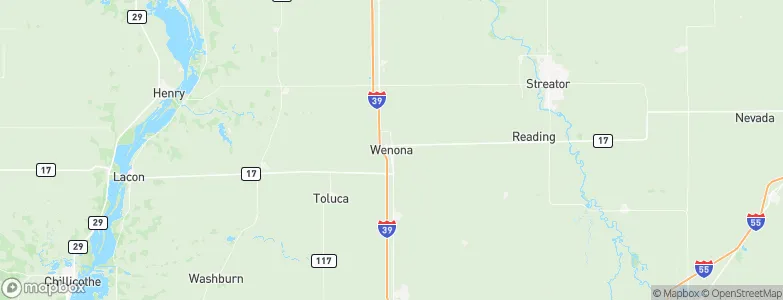 Wenona, United States Map