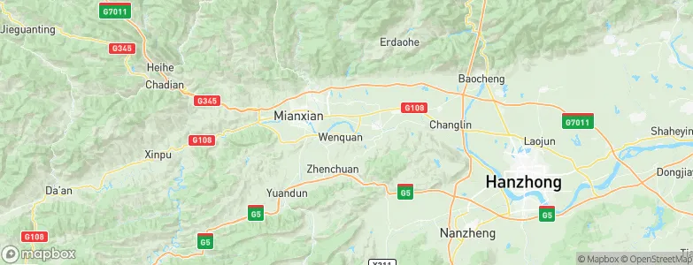 Wenquan, China Map