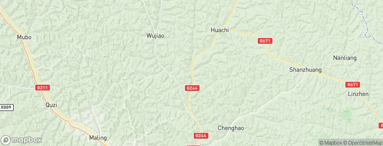 Wentai, China Map