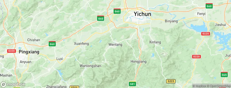 Wentang, China Map