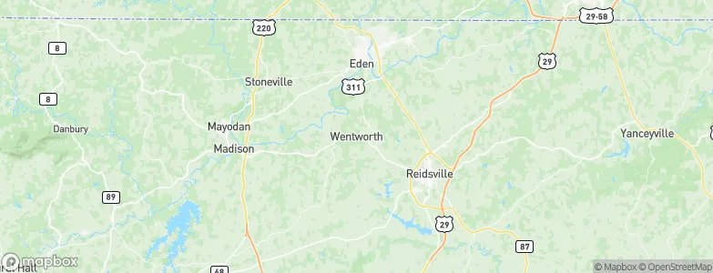 Wentworth, United States Map