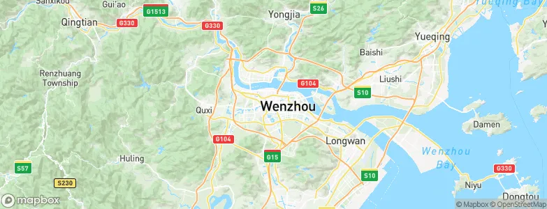 Wenzhou, China Map