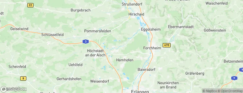 Weppersdorf, Germany Map