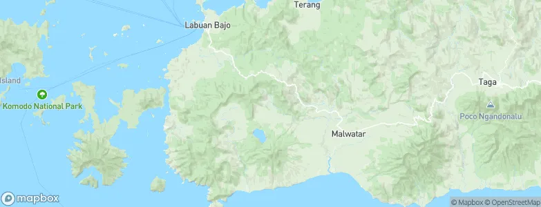Werang, Indonesia Map