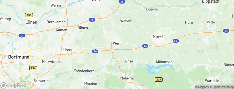Werl, Germany Map