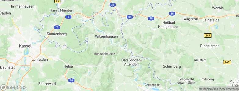 Werleshausen, Germany Map