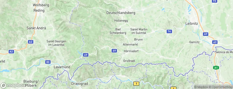 Wernersdorf, Austria Map