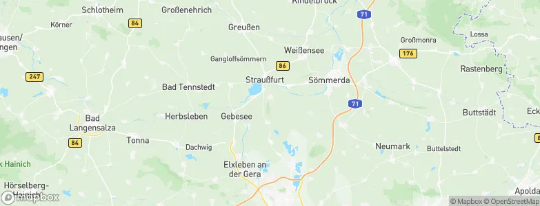 Werningshausen, Germany Map