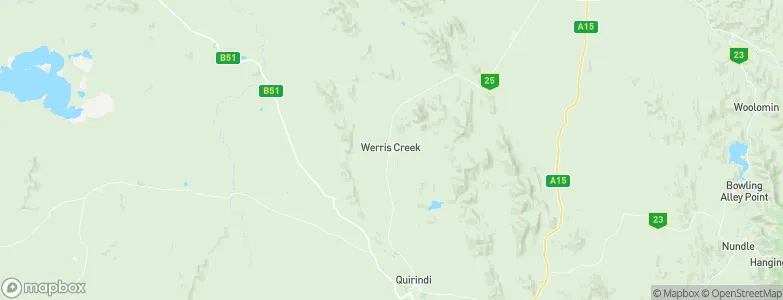 Werris Creek, Australia Map