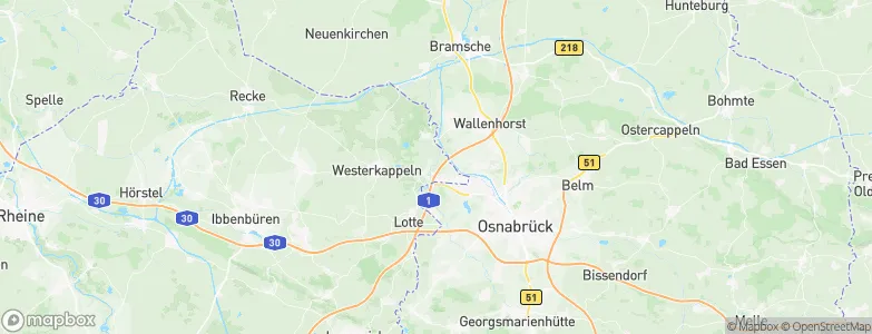 Wersen, Germany Map