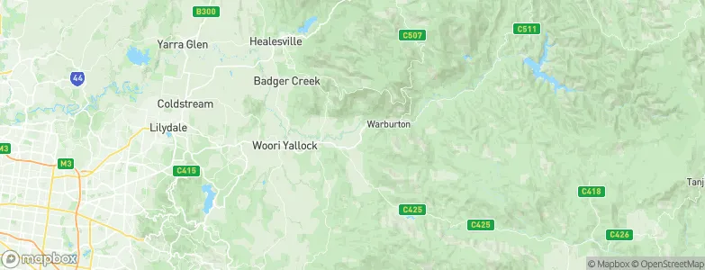 Wesburn, Australia Map