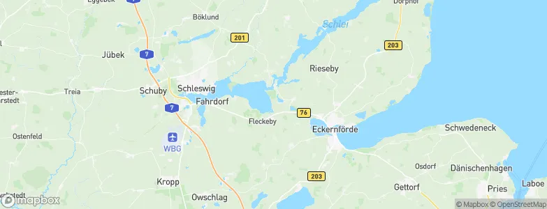 Weseby, Germany Map