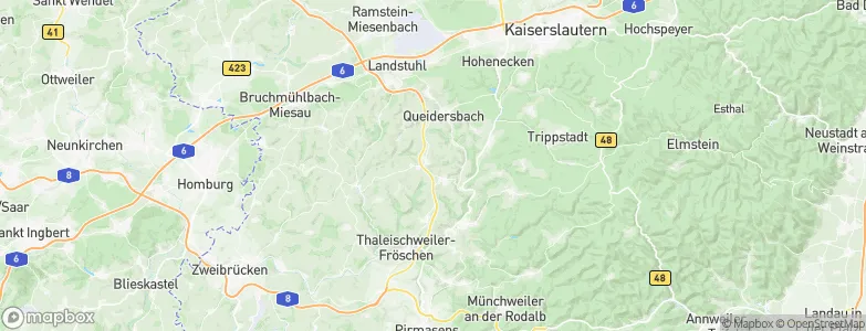 Weselberg, Germany Map