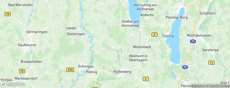 Wessobrunn, Germany Map