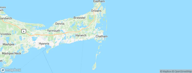 West Chatham, United States Map
