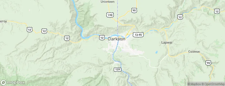 West Clarkston-Highland, United States Map