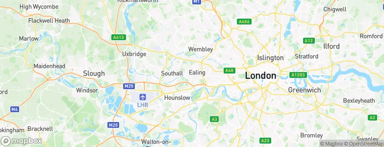 West Ealing, United Kingdom Map