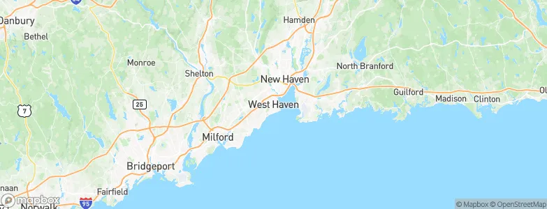 West Haven, United States Map