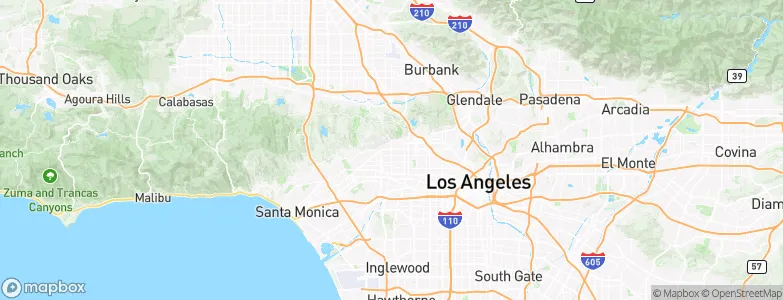 West Hollywood, United States Map