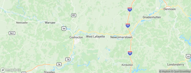 West Lafayette, United States Map
