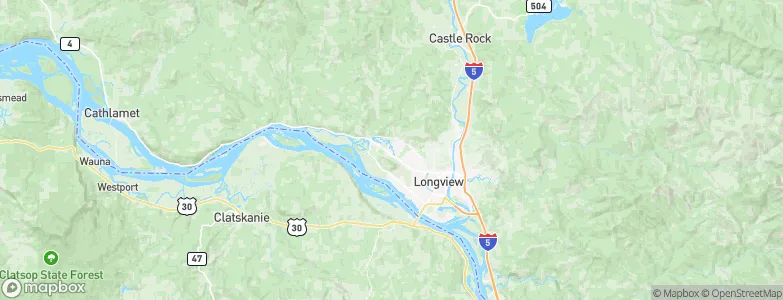 West Longview, United States Map